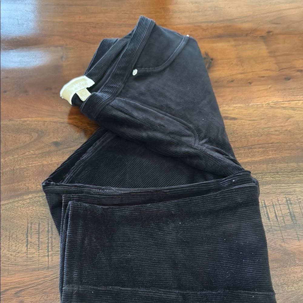 Michael Kors, Black Corduroy Pants